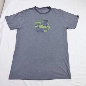 Prana Blue Graphic Tee